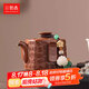 哲選（zhexuan）  紫砂壺精雕百福方壺家用泡茶壺手抓壺