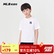 MLB休閑短袖T恤成人兒童簡(jiǎn)約基礎(chǔ)休閑圓領(lǐng)潮流7ATSB0453-50WHS-160