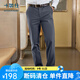 十如仕商務休閑褲門店同款【暖燚絨防潑水】加厚保暖秋冬直筒褲彈力SP04 深灰色 36