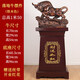 隆長(cháng)安牛擺件大型落地辦公室公司開(kāi)業(yè)喬遷大廳高端大氣裝飾工藝高檔禮物 B款牛 鐵木色 高1.49米
