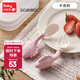 babycare寶寶學吃飯彎頭叉勺套裝輔食勺PPSU嬰兒訓練勺輔食餐具動物彎彎勺 劍龍（帶收納盒）
