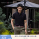 TOMMY HILFIGER【輕系列】夏季男裝撞色鑲邊翻領(lǐng)POLO/珠地棉商務(wù)修身純色短袖T恤 【修身款】深海藏青CJM XL （推薦：155-170斤）