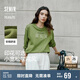 森馬（Semir）史努比系列衛(wèi)衣女卡通落肩寬松衣服個性秋設計感圖案101524116009
