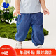 迷你巴拉【莫代爾】男女童褲子防蚊褲寶寶輕薄仿牛仔褲