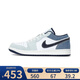耐克AJ1男鞋AIR JORDAN 1 LOW SE 舒適百搭復古籃球鞋白藍色運動鞋 IH0648-141 42