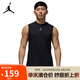 Jordan男無袖背心喬丹 JORDAN Dry-FIT 速干透氣FN5857-010黑L