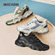 斯凱奇（Skechers）秋新款男鞋舒適時(shí)尚老爹鞋現代運動(dòng)風(fēng)格輕便耐磨休閑百搭118331