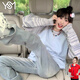 翊尚美毛衣女秋冬季新款2025年小個(gè)子針織衫寬松圓領(lǐng)韓系甜美慵懶風(fēng)上衣 藍色 【奶油顯瘦抗起球】 均碼 【推薦80-140斤】