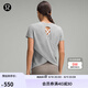 lululemon丨Fast and Light 女士運(yùn)動(dòng)短袖 T 恤運(yùn)動(dòng)上衣 LW3GCOS 海鷗灰 S /6