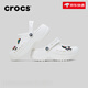 卡駱馳（crocs）Crocs卡駱馳貝雅云彩洞洞鞋女鞋沙灘鞋戶外厚底涼鞋拖鞋 云彩白色（智必星為搭配效果） 34 /35W5(210MM)