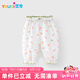 優(yōu)奇女童防蚊褲夏裝2025新款可愛(ài)寶寶休閑外穿燈籠褲子兒童夏季薄款