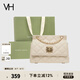 VANESSA HOGAN VH女包太陽神系列陶陶菱格包復(fù)古高級(jí)感腋下單肩包菱格斜挎包包 米白-小號(hào)（贈(zèng)禮袋 儀式感拿捏）