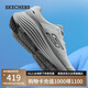 斯凱奇（Skechers）縱云跑步鞋男夏季新款網(wǎng)面透氣厚底緩震運(yùn)動(dòng)鞋一腳蹬休閑鞋220613