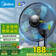 美的（Midea）【五葉颶風(fēng)】工業(yè)遙控壁扇/掛壁式商居兩用風(fēng)扇/120°廣角搖頭定時電風(fēng)扇/工廠通風(fēng)吊扇 FW40-11AR
