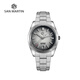 San Martin軍魂腕表手表男自動(dòng)機械表防水男士商務(wù)休閑節日送禮物SN0144GS-3 灰色鋼帶