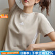 阿迪達(dá)斯（adidas）官方艦店短袖女 25夏新款舒適休閑跑步運(yùn)動(dòng)服棉質(zhì)透氣時(shí)尚圓領(lǐng)T恤 礬土棕/純棉親膚/主推款 XL 【170建議體重130-140斤】