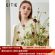 愛(ài)特愛(ài)（EITIE）秋新款商場(chǎng)同款時(shí)尚氣質(zhì)輕商務(wù)腰帶V領(lǐng)顯瘦燈籠袖連衣裙女6307020 白12 XL 170