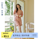 達爾麗（Daerli）睡衣女簡約純色圓領(lǐng)短袖短褲家居服夏季2025新款可外穿520禮物 T8251218-040 M