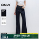 ONLY2025春季新款時尚小個子高腰顯瘦喇叭褲牛仔褲女|125132085 J37 1000洗水藍牛仔 M M標準褲長