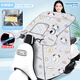 安丹迪（Adandyish）電動(dòng)車(chē)擋風(fēng)被夏季電瓶車(chē)防風(fēng)罩遮陽(yáng)防曬罩摩托車(chē)防雨防水四季通用 親子天窗圖案隨機