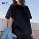 回力短袖女t恤夏季2026新款黑色時尚高級感半袖大碼胖mm百搭純棉體恤