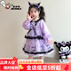 奧特曼女童連衣裙秋裝庫洛米洛麗塔公主裙春秋生日兒童禮服女孩lolita裙 熱售紫色裙子 120 身高110-120cm年齡6-7歲