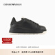 EMPORIO ARMANI/阿瑪尼官方旗艦【七夕男友禮物】新款輕戶外厚底休閑運(yùn)動(dòng)鞋秋季 K001-黑色 42