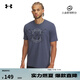 安德瑪（UNDERARMOUR）春夏Thunder Logo男子羅紋短袖T恤1390166 暴雨灰044 L
