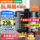 蘇泊爾（SUPOR）電壓力鍋5升大容量家用電高壓鍋雙膽高壓電飯鍋煮飯多功能電飯煲智能預(yù)約開蓋收汁大功率 精鐵銅晶內(nèi)膽【熱銷榜單】 5L