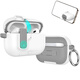 斯幻柯適用蘋(píng)果Airpods pro3耳機殼磨砂Apple AirpodsPro3耳機殼磁吸自動(dòng)彈蓋耳機殼airpodspro3保護套白