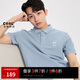 杰克·瓊斯（JACK&JONES） 杰克瓊斯春季新款時(shí)尚百搭常規(guī)胸前法斗狗刺繡裝飾polo短袖男款