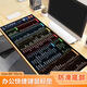 栢啟歆快捷鍵鼠標墊超大號office辦公桌墊子快捷鍵大全可愛(ài)卡通筆記本電腦鍵盤(pán)鼠標軟墊 炫彩快捷鍵大全【80X30cm】