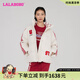 LALABOBO90鴨絨運(yùn)動(dòng)羽絨服女裝寬松百搭立領(lǐng)休閑加厚外套潮流LBCC-WSYR13 米白 M