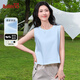 班尼路（Baleno）純棉無袖背心女夏外穿2025新款內(nèi)搭無袖T恤女寬松休閑打底小吊帶