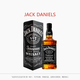 杰克丹尼（Jack Daniels）田納西州威士忌 40度 調(diào)和型洋酒 杰克丹尼黑標威士忌700ml