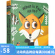 英文原版 Little Faces 百變臉譜系列 Fox Is Up To Something 兒童英語(yǔ)啟蒙 動(dòng)物認(rèn)知 紙板操作書(shū) 綠山墻