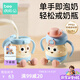 beedoll兒童水杯吸管杯翻蓋牛奶杯1-3歲寶寶喝奶瓶PPSU直飲水杯 海風(fēng)藍