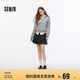 森馬（Semir）半身裙女學(xué)院風(fēng)顯瘦短裙俏皮小個(gè)子秋灰色格子百褶裙101524120012