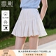 香影白色蓬蓬裙女短裙2025春季新款小個(gè)子蕾絲花邊高腰a字半身裙 白色 付款后5天內(nèi)發(fā)貨 M