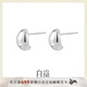 白嵐小銀豆耳釘女925銀耳飾設計感時(shí)尚簡(jiǎn)約優(yōu)雅氣質(zhì)生日禮物送老婆 銀色