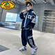 G.DUCKKIDS兒童裝男童春秋裝套裝2024新款中大童秋季休閑外套運(yùn)動(dòng)褲兩件套 藏青色【MADE】?jī)杉?150【適合身高135-145厘米