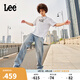 Lee25早春新品EasyRider寬松中腰直筒淺藍(lán)色男牛仔褲潮