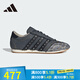 阿迪達斯 （adidas）三葉草女鞋 TAEKWONDO LACE W 朋克芭蕾風(fēng)薄底跆拳道運動鞋 JP6685/深青灰/黑色/樹脂黃 37 (230mm)
