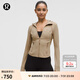 lululemon丨Define 女士短款連帽夾克 *Nulu? LW3IYVS 橡木棕 XXS /2