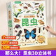 那么大立體書昆蟲 兒童3D立體書3-6-8-10歲以上小學(xué)生科普百科全書科普互動推拉翻翻書一二年級課外閱讀書籍幼兒園繪本生日節(jié)日禮物女孩男孩