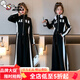 奧特曼童裝女童套裝春秋款新款2025秋裝女兒童韓系大童秋季運動(dòng)服兩件套 熱售【PA-O -O#】  黑色套裝 140 身高 約-【140cm】