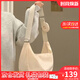 viney斜挎包包女包帆布包品牌餃子包單肩生日七夕情人節(jié)禮物送女友老婆 【奶白】實(shí)用高級(jí)感通勤洋氣大包