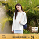 森馬（Semir）長(zhǎng)袖T恤女字母印花oversize個(gè)性2025夏季上衣鹽甜系109325101001