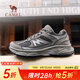 駱駝（CAMEL）【1930M】運動鞋2025春季新款復(fù)古輕量情侶網(wǎng)面透氣舒適休閑鞋女 G15S852092 元祖灰 男 42