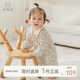 乖奇熊女寶寶連體衣洋氣可愛春秋季嬰幼兒彈力哈衣爬服外出服春裝